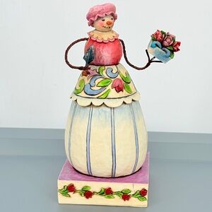 Jim Shore Heartwood Creek‎ "Winter Blossoms" #4010358 Dated 2008 Vintage